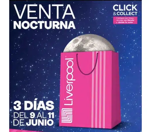 Liverpool activa nueva venta nocturna