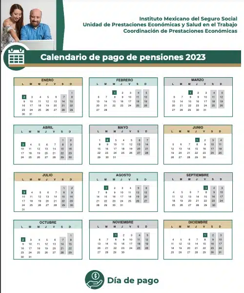 Calendario de pensión 