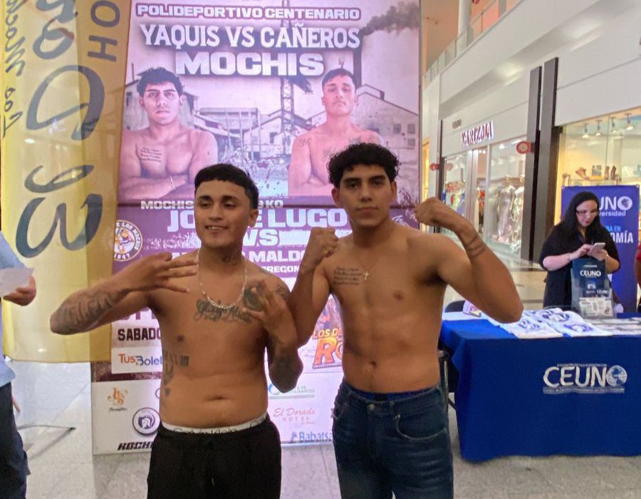 Jorge Lugo pesó 67 kilos y 200 gramos, mientras que Osvaldo Maldonado paró la romana en 68 kilos.