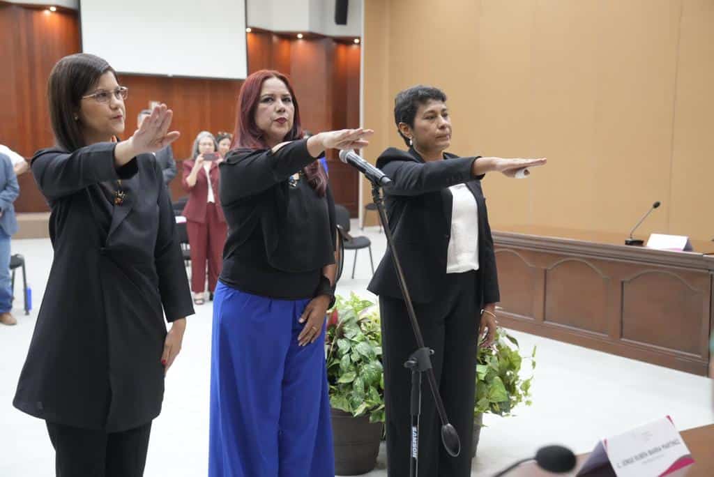 Estas son las tres integrantes del Comité de Participación Ciudadana del Sistema Estatal Anticorrupción; rinden protesta