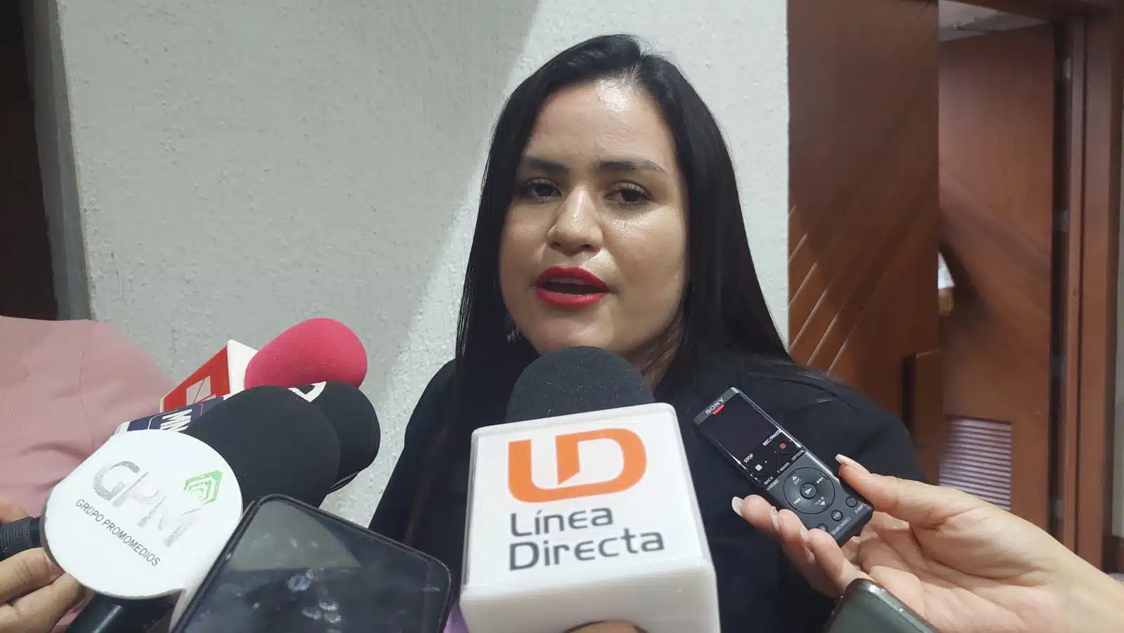 Diputada presidenta de la Comisión de Salud y Asistencia Social del Congreso del Estado, Viridiana Camacho Millán.