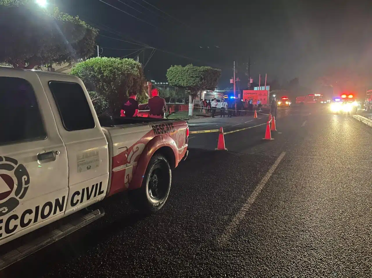 Conductor de Honda Accord muere tras choque sobre la carretera Culiacán-Navolato 