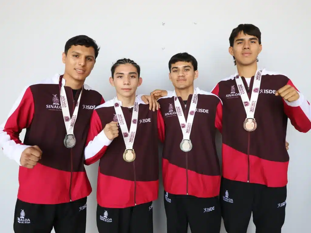 ¡Dominantes! Sinaloa gana cuatro medallas en el boxeo de Nacionales CONADE