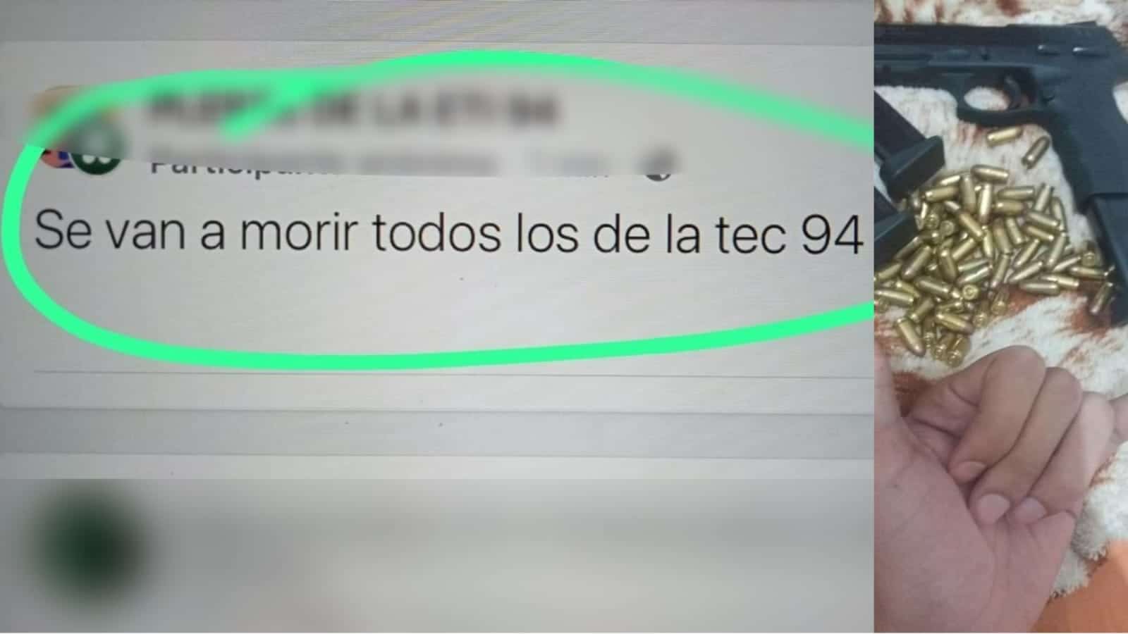 Supuesto alumno amenaza de muerte en redes a estudiantes de secundaria de Los Mochis