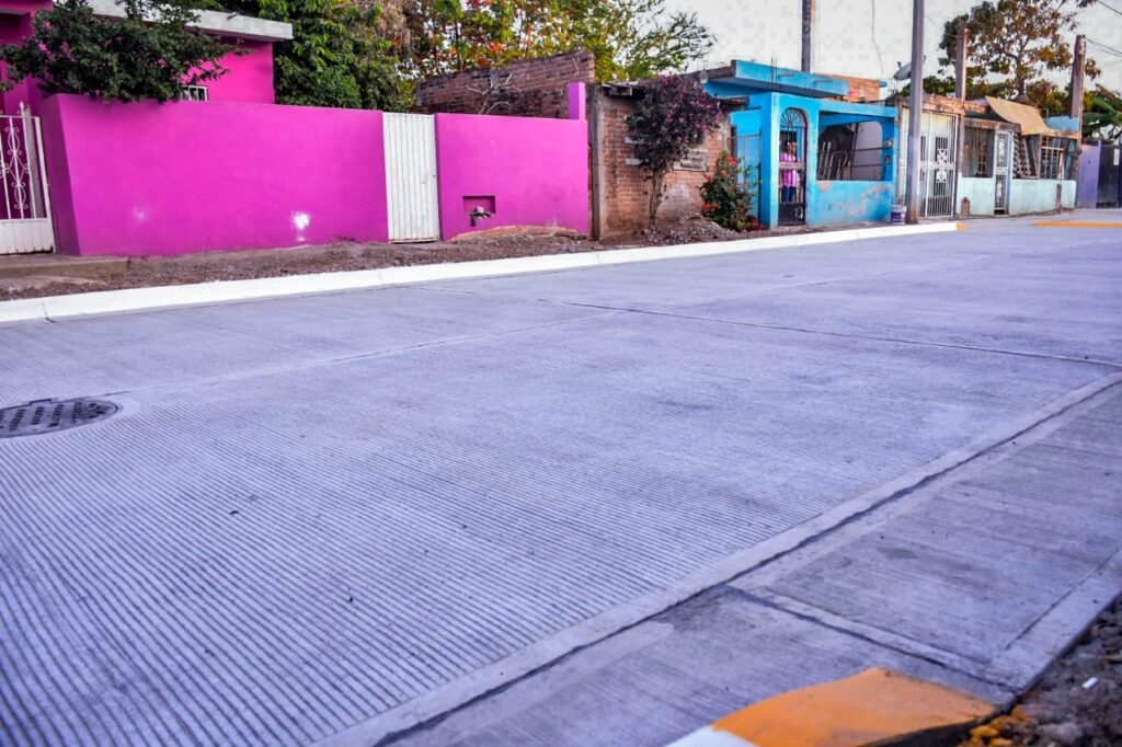 ¡Más obras! Estrenan calle en la colonia Emiliano Zapata de Mazatlán ¿cuánto costó?