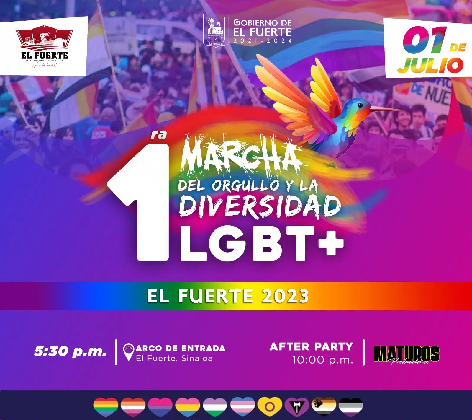 ¡El Fuerte también tendrá su “pride”! Invitan a la Primera Marcha del Orgullo LGBT