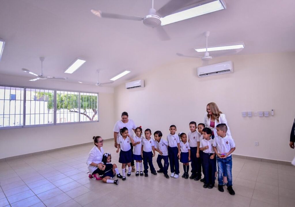 Jardín de niños Gandhi, en Mazatlán ¡está de estreno! Tiene nueva aula para niños de educación especial