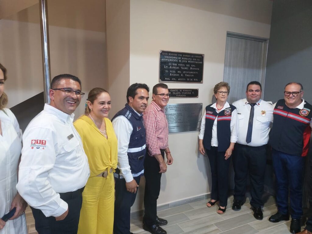 ¡Para acortar tiempos de respuesta! Inauguran estación de bomberos al sur de Mazatlán