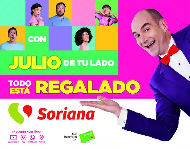 Ya llegó Julio Regalado y Soriana pone los mejores descuentos y su tradicional 3x2