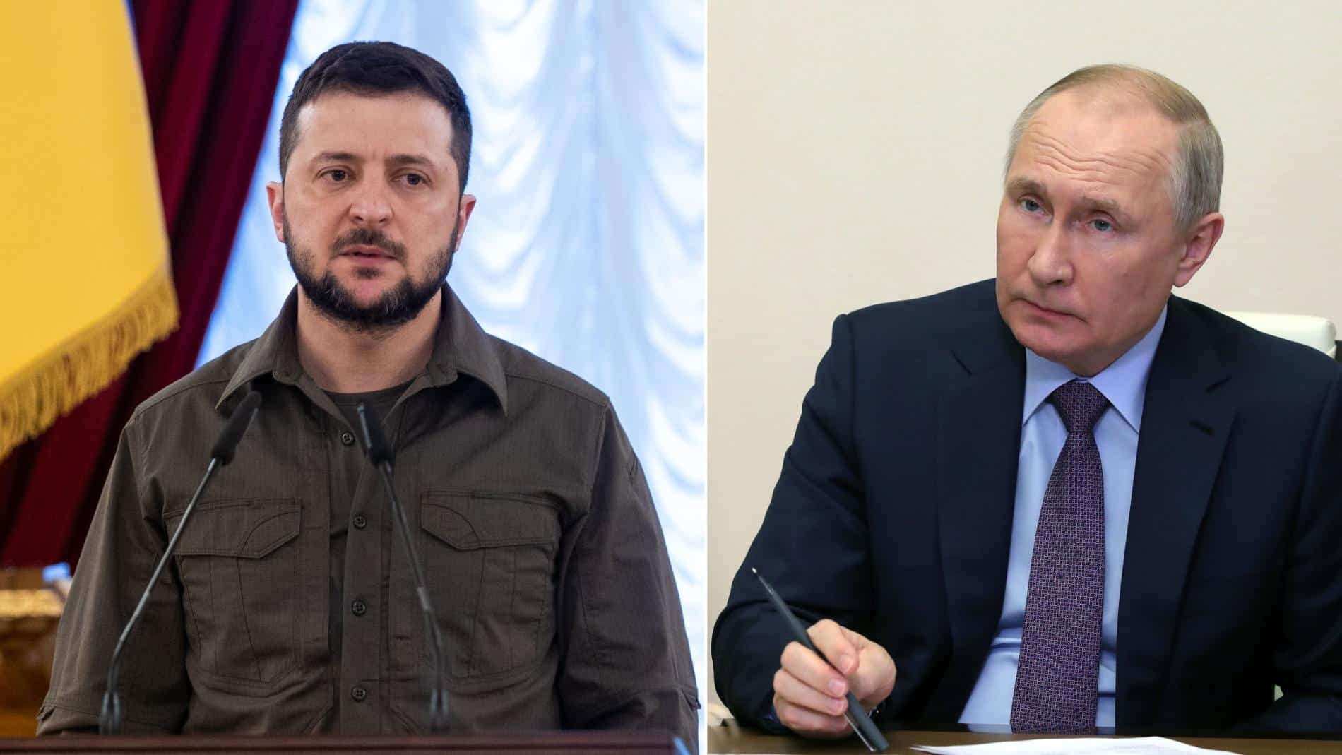 Zelenski dice que Putin está oculto en un búnker