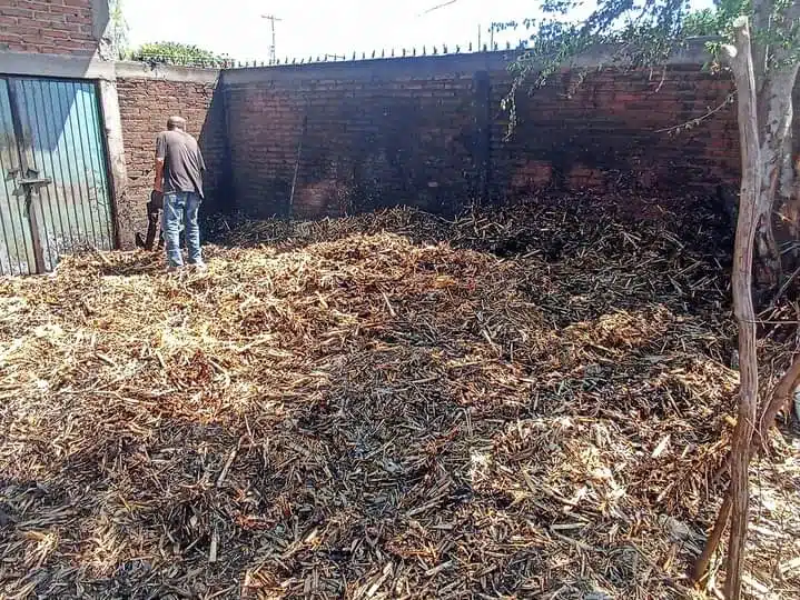 Incendio en rancho de Mazatlán