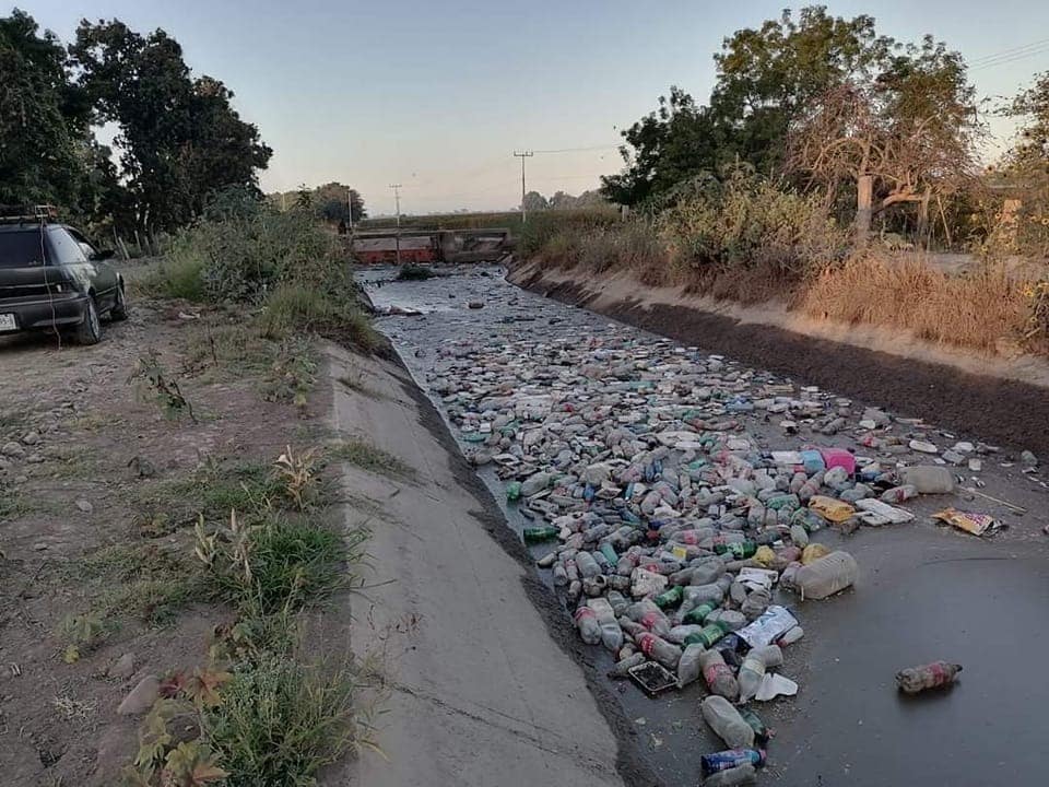 Primera etapa del colector pluvial norte de Guasave