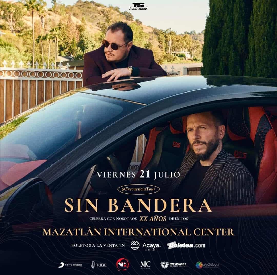 ¡Es un hecho! Sin Bandera festejará sus 20 años de carreras en Mazatlán