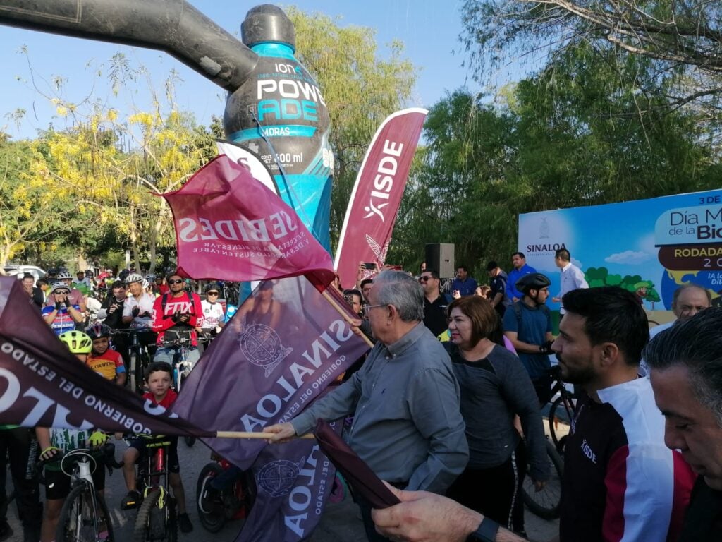 Ciclistas culiacanenses participan en la Rodada Sinaloa 2023 