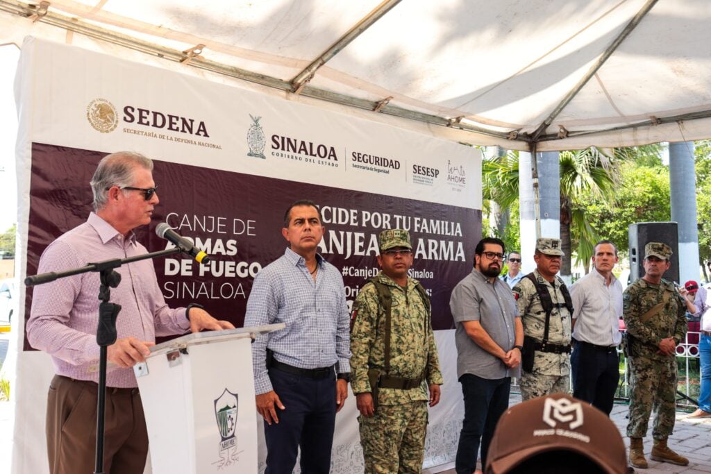 Canje de Armas de Fuego en Los Mochis