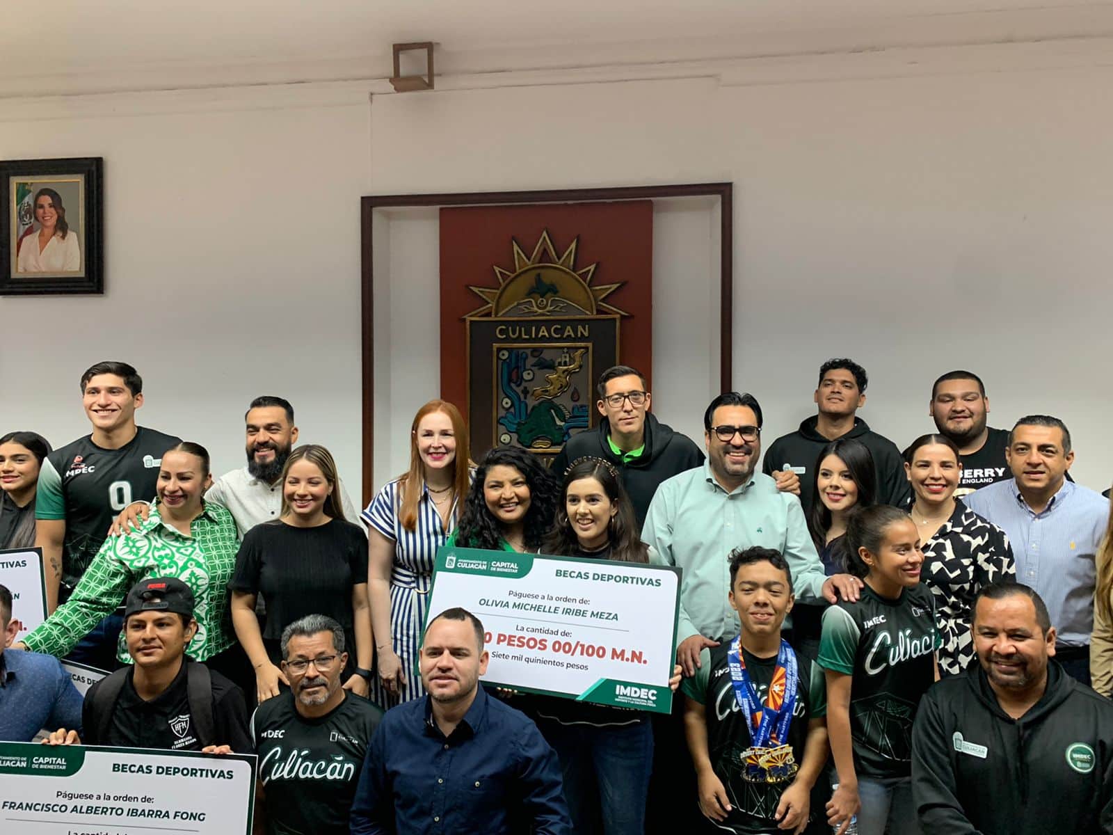 entrega de becas deportivas