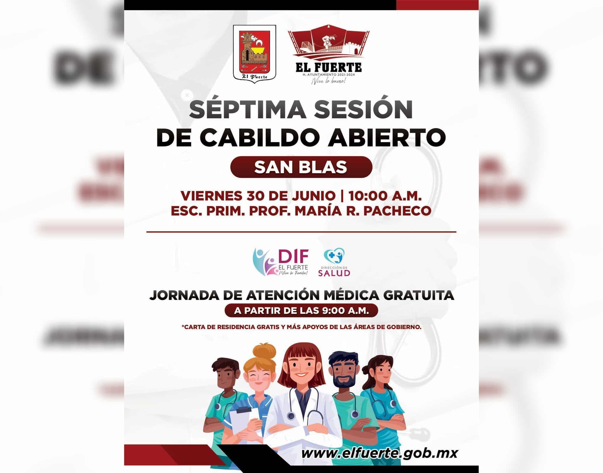 ¿Ya sabes en qué comunidad será el próximo Cabildo Abierto en El Fuerte?
