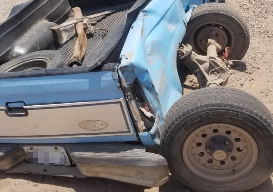 Adulto mayor logra salir ileso de aparatoso accidente en Guasave