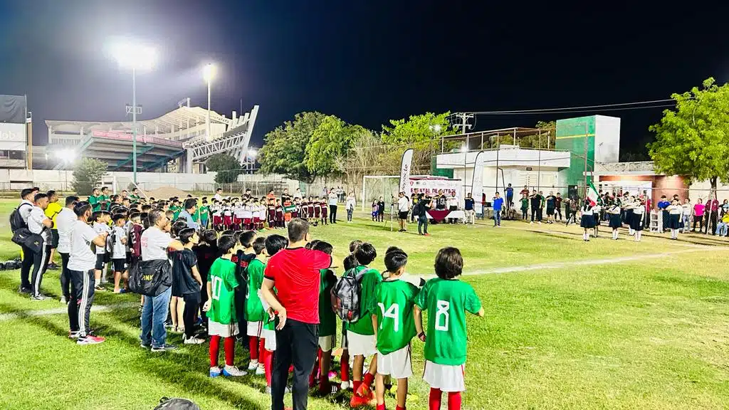 Ocho equipos se dieron cita al magno certamen de Futbol infantil en Los Mochis