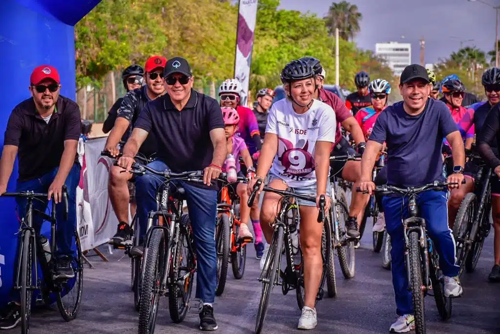 Con un recorrido de 3 kilómetros, mazatlecos celebran el Día Mundial de la Bicicleta
