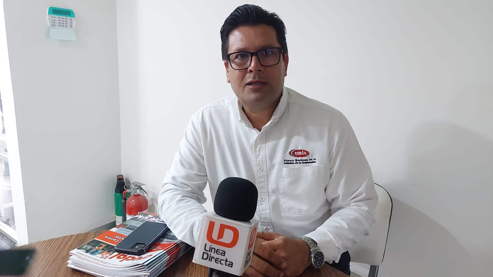 Presidente de la Cámara Mexicana de la Industria de la Construcción (CMIC) delegación Culiacán, Emilio Contreras