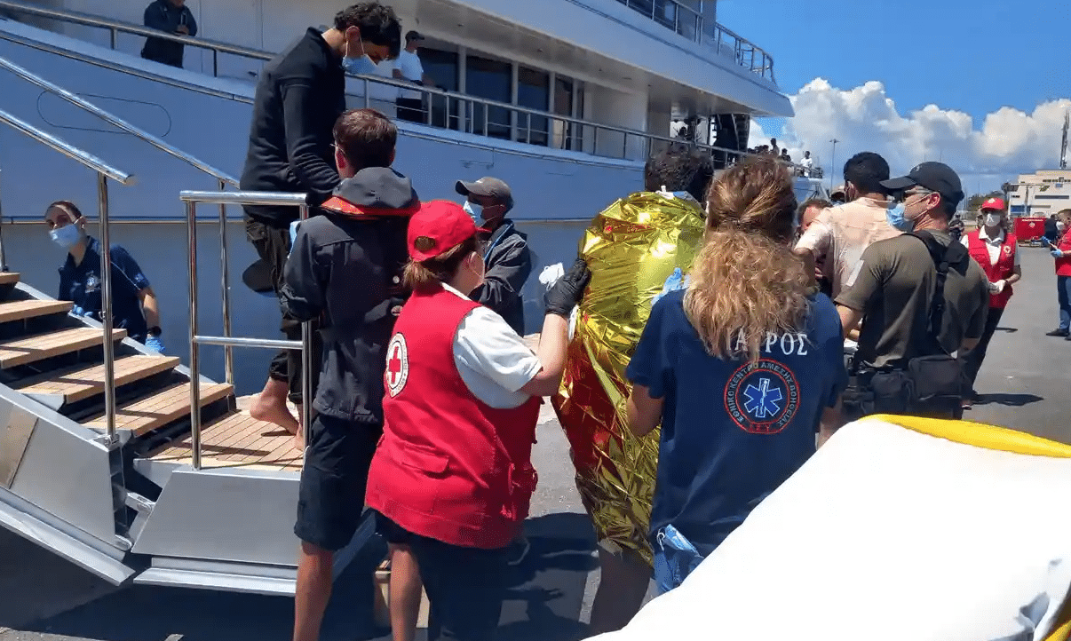 refugiados frente a Grecia