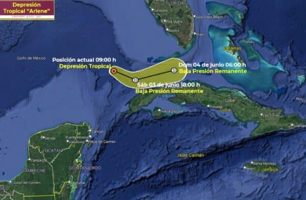 tormenta tropical Arlene