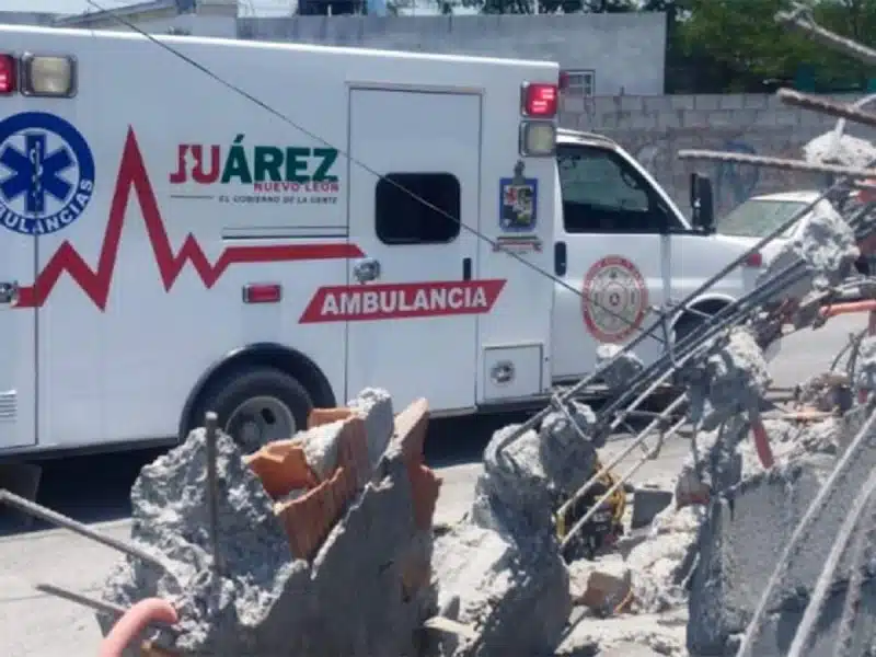 ¡Terrible! Muere aplastado por el techo de una vivienda en Nuevo León