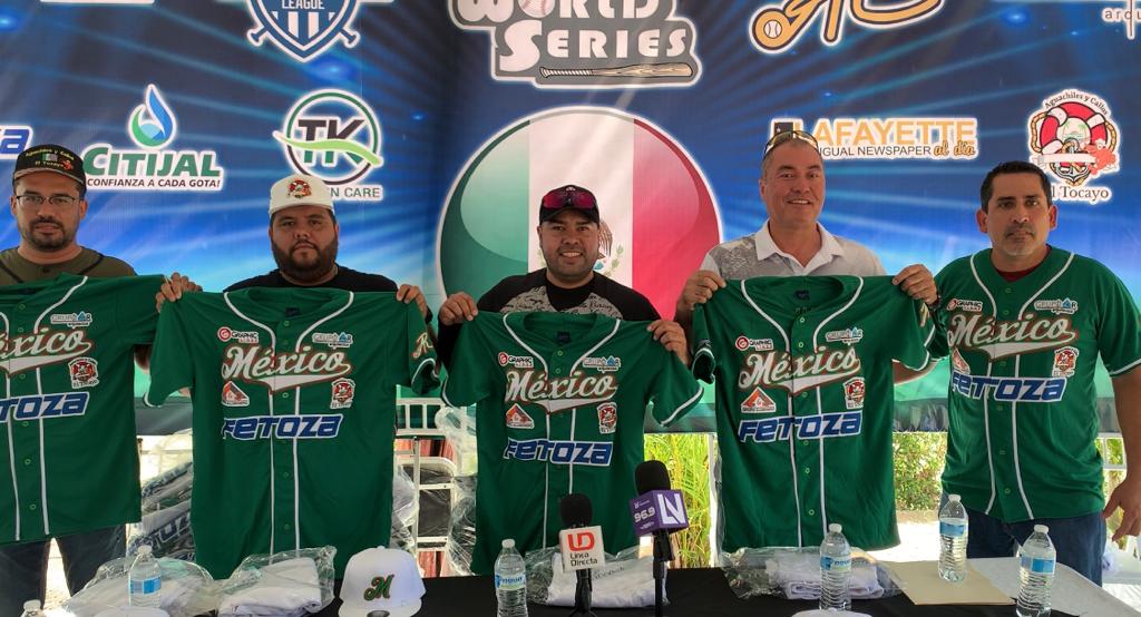 Representantes de la Serie Mundial Greater Lafayette en rueda de prensa