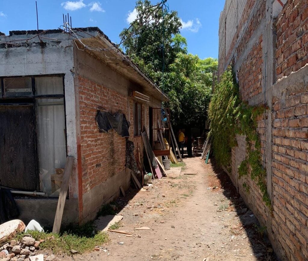 Patio de una vivienda