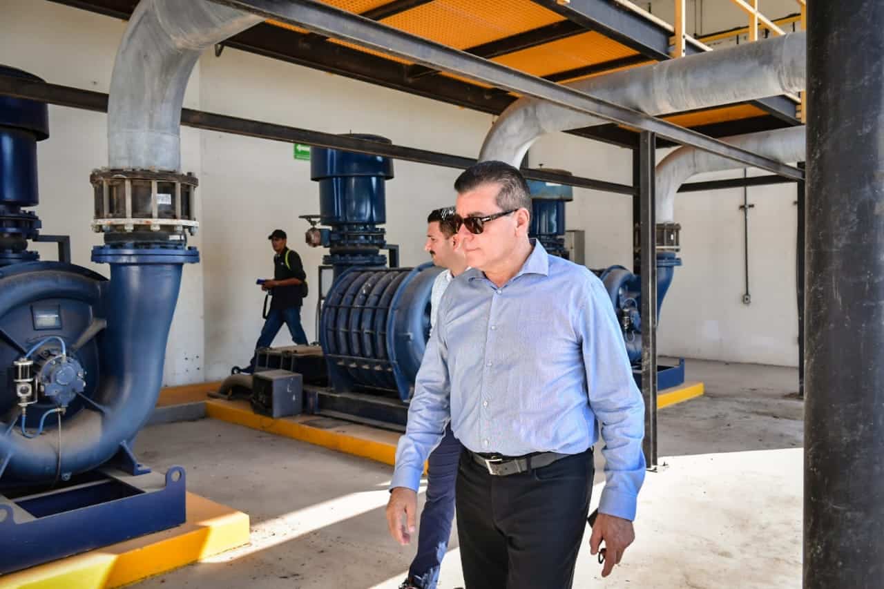 Visita de supervisión a las plantas de tratamiento cerritos y norponiente realizada por el alcalde de Mazatlán