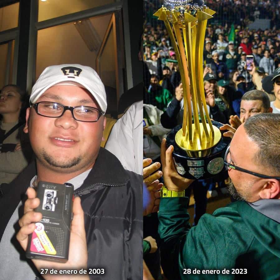 Panchito Mexía en 2003 y 2023