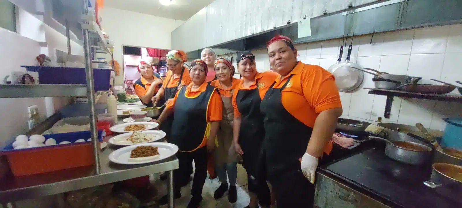 Cocineras del restaurante Rey de Reyes