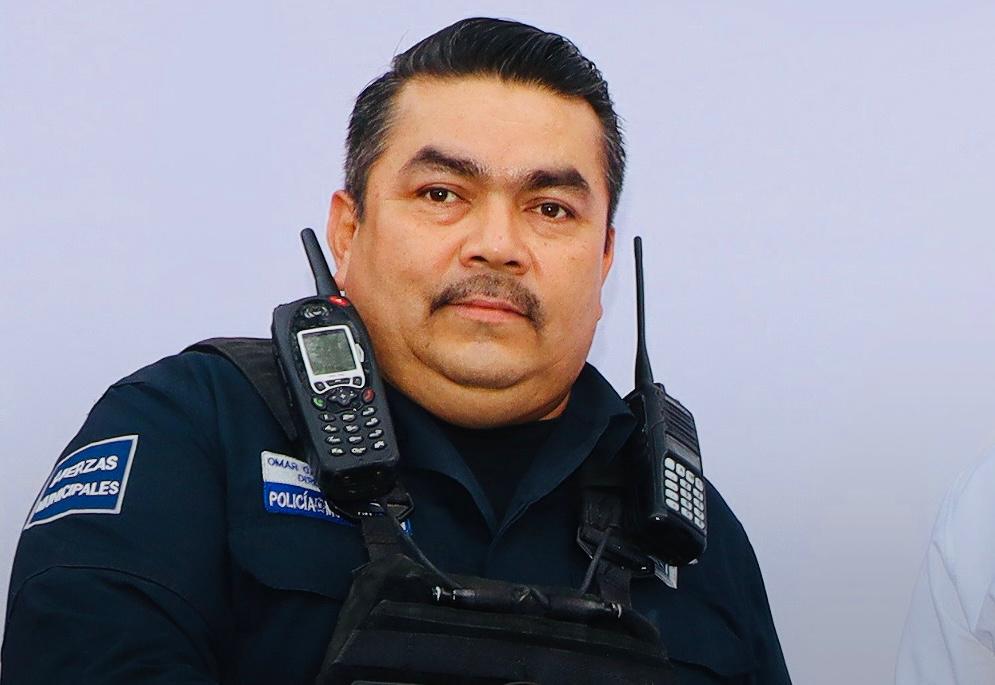 Omar García Luna, director de Seguridad Pública y Tránsito Municipal