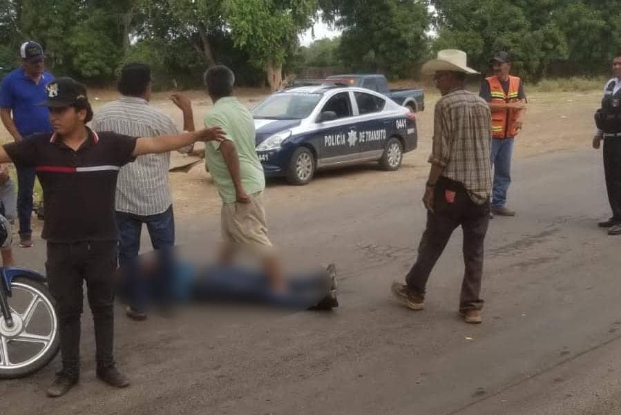 Accidente de motociclista