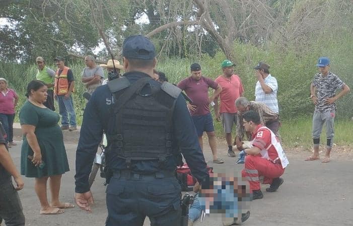 Accidente de motociclista