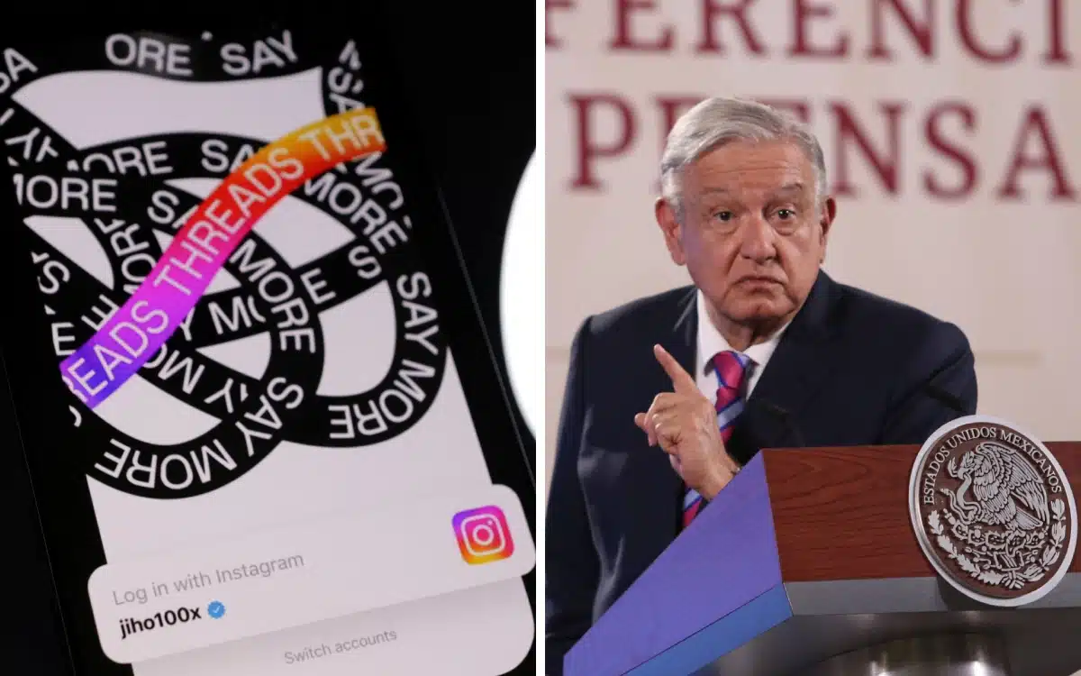 AMLO dedica mensaje a Zuckerberg desde Threads