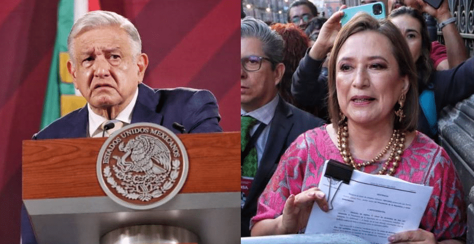 AMLO y Xóchitl Gálvez