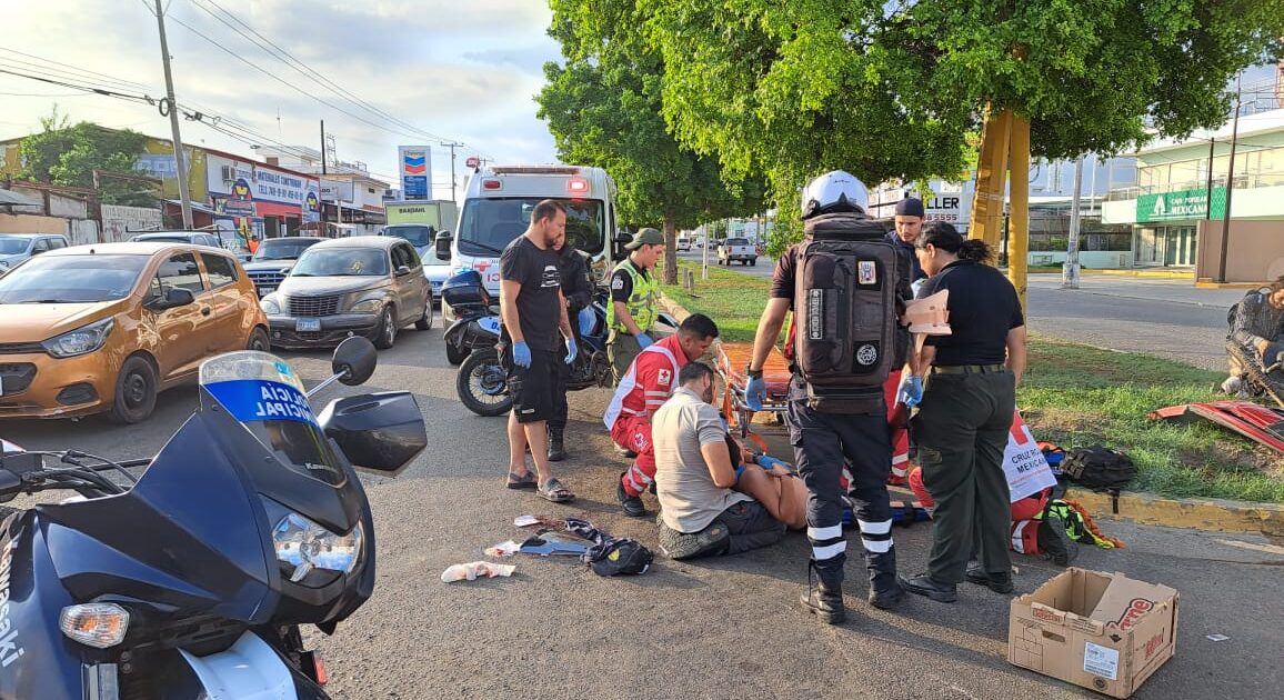 Dos Menores Que Viajaban En Moto Resultan Lesionados Tras Ser