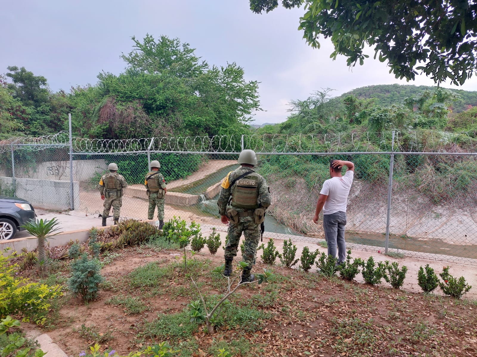 A los elementos del Ejército Mexicano les impidieron el acceso