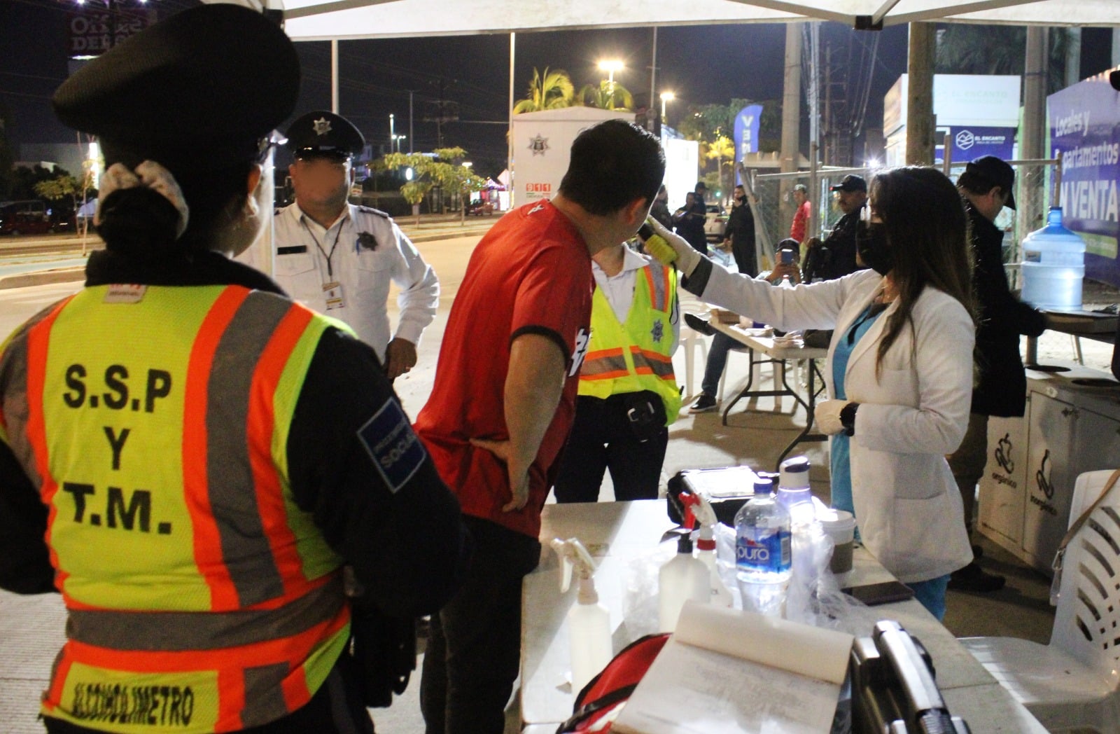 Alcoholímetro en Mazatlán