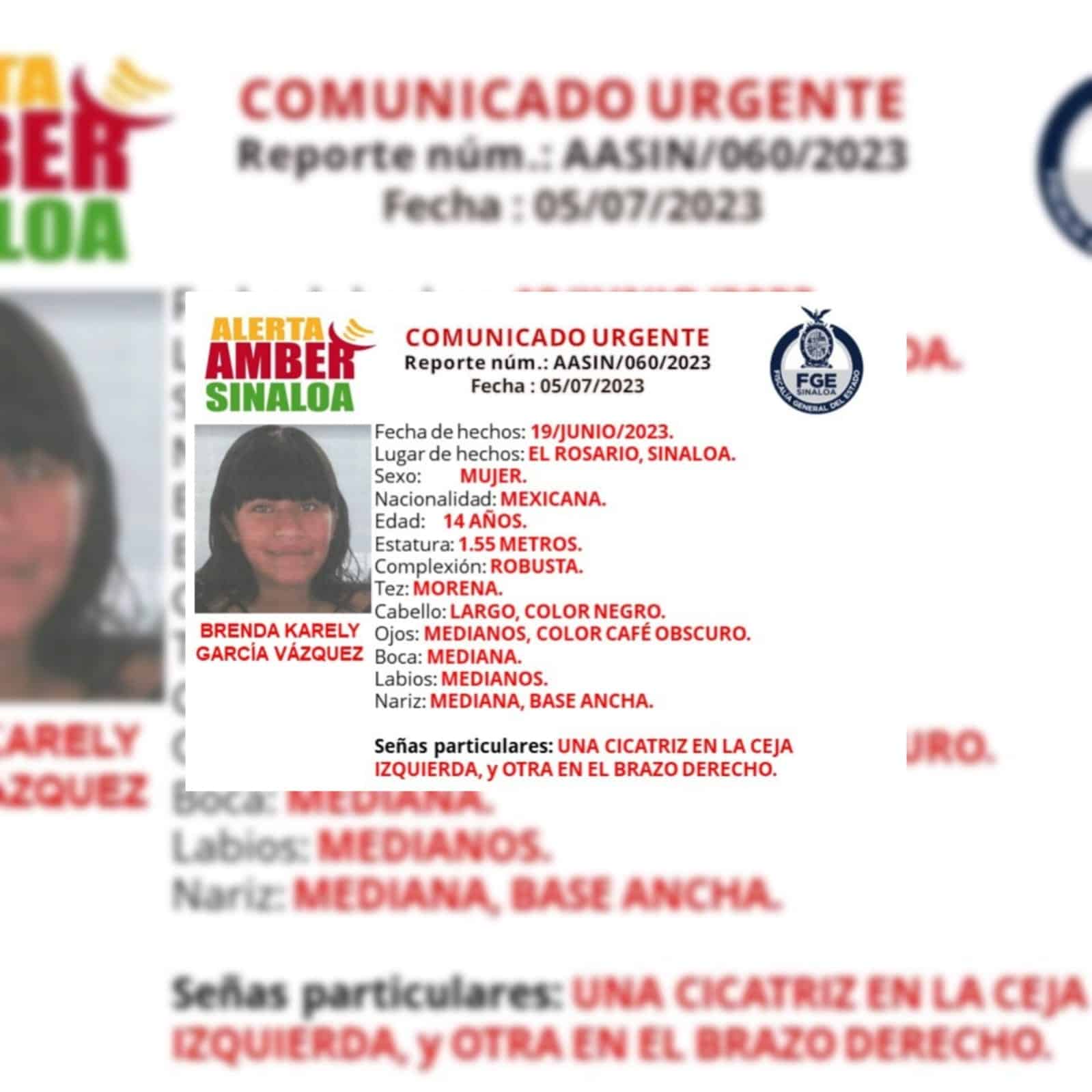 Una hoja tipo ficha de búsqueda de personas desaparecidas