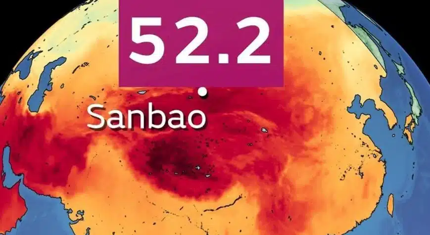 China bate récord en altas temperaturas