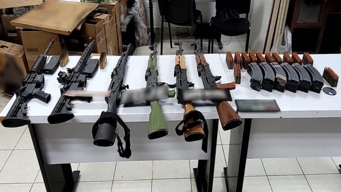 Armas largas decomisadas en Sonora
