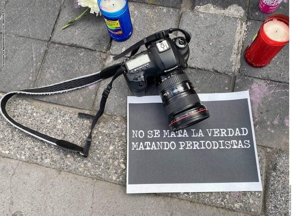 En las ultimas 24 horas han desaparecido 3 periodistas y hay uno asesinado.