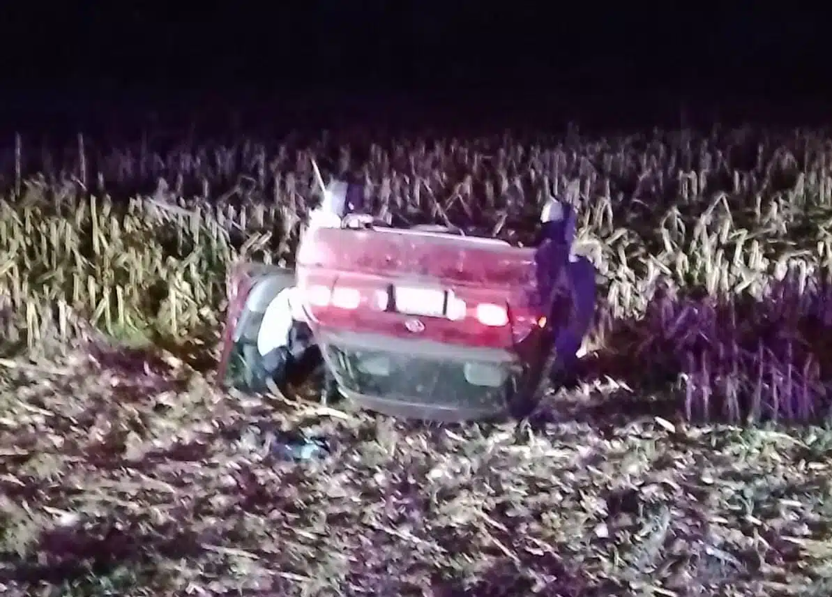 Auto toyota accidentado en Guasave