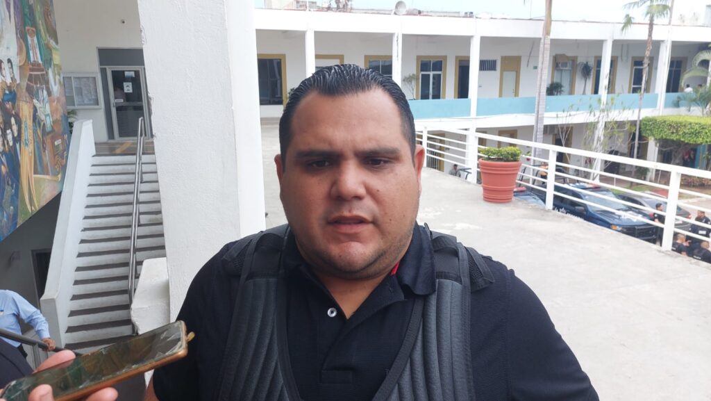 secretario de Seguridad Pública, Jaime Othoniel Barrón Valdez.