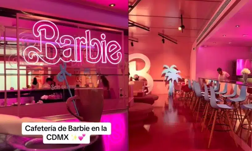Abren cafetería con temática de Barbie en CDMX