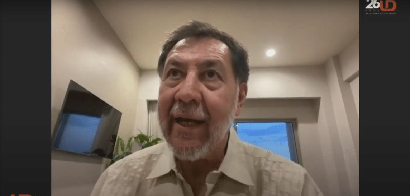 Gerardo Fernández Noroña entrevistado en la Mesa de Análisis de Línea Directa