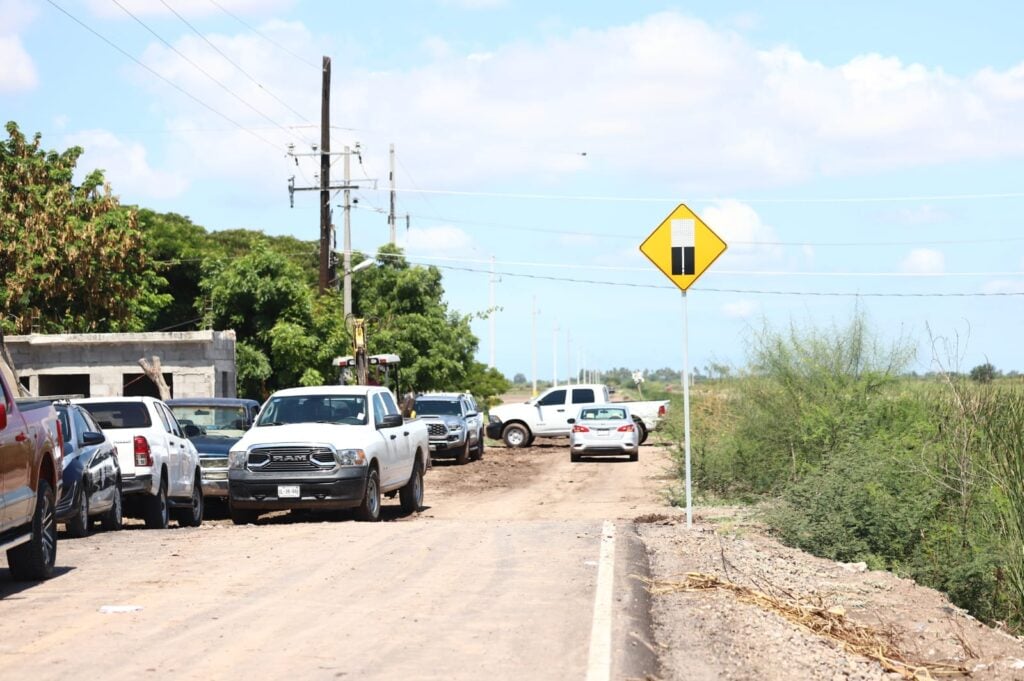 Fin del camino en Bataoto en Navolato